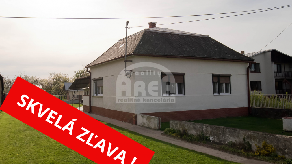 Útulný dom s krásnym pozemkom v obci Zemplínska Široká