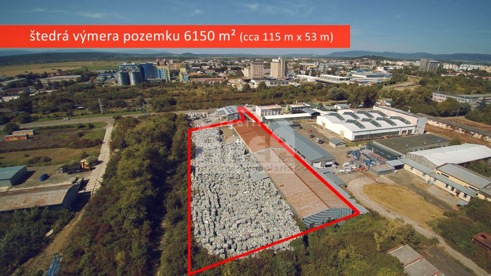 Priemyselný objekt na Továrenskej ulici v Michalovciach