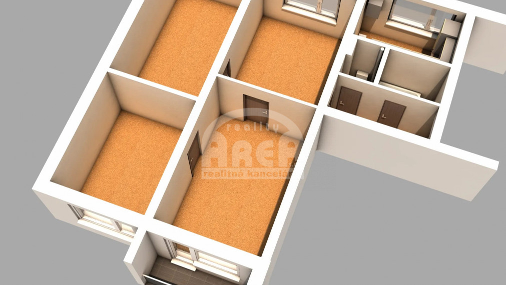 4- izbový byt so záhradkou v TOP lokalite mesta Michalovce