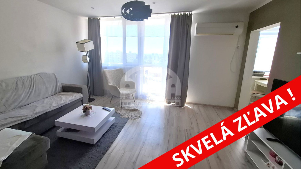 Priestranný 4- izbový byt na sídlisku Východ v Michalovciach