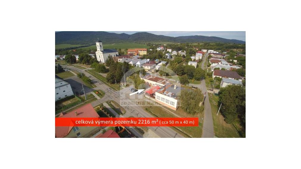 Objekt vhodný na podnikanie v obci Staré