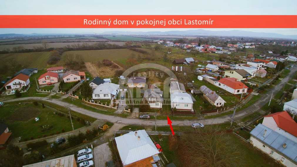 SKVELÁ ZĽAVA! Rodinný dom v pokojnej obci Lastomír