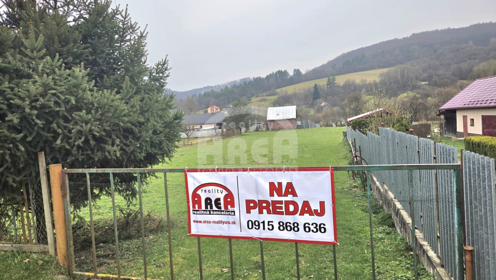 Pozemok v obci Ubľa