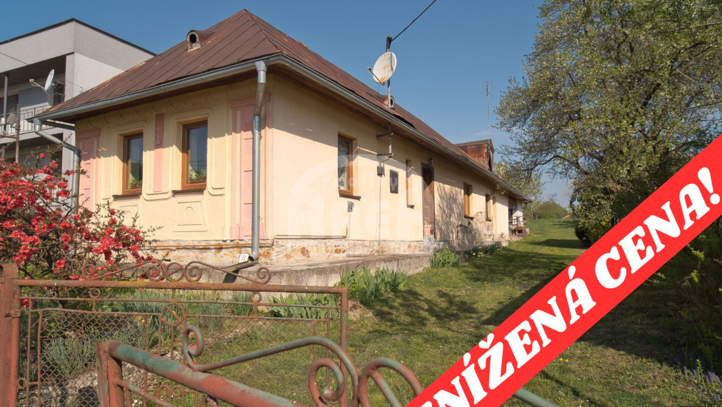 VÝRAZNÁ ZĽAVA! Útulný domček s krásnym pozemkom v obci Suché