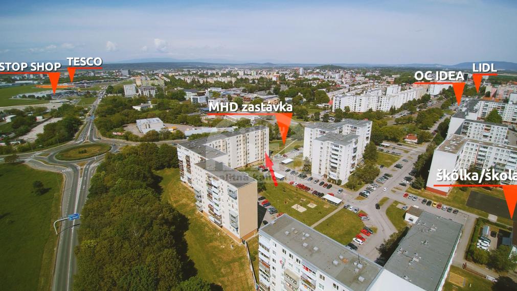 Slnečný 3- izbový byt na sídlisku Východ v Michalovciach