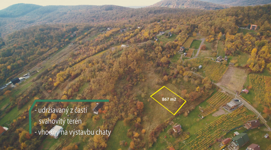 Pozemok vhodný na výstavbu chaty