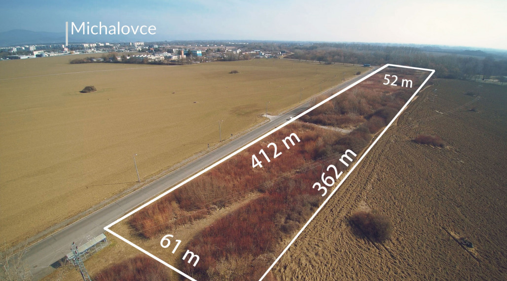 Bezkonkurenčná ponuka investičného pozemku v Michalovciach