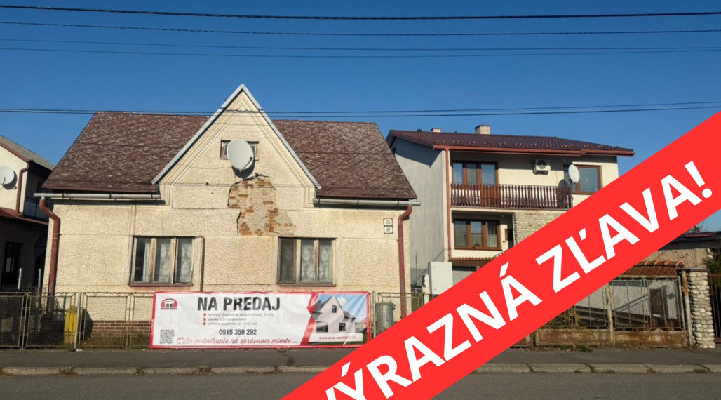 Rodinný dom vhodný na podnikateľské účely, Sobrance