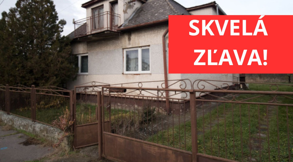 SKVELÁ ZĽAVA! Rodinný dom v pokojnej obci Lastomír