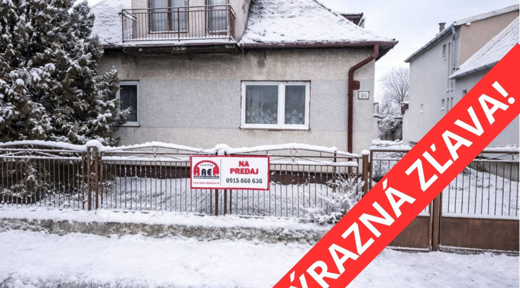 SKVELÁ ZĽAVA! Rodinný dom v pokojnej obci Lastomír