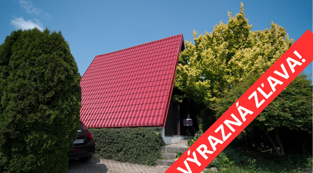 VÝRAZNÁ ZĽAVA! Pekná chata v Trnave pri Laborci