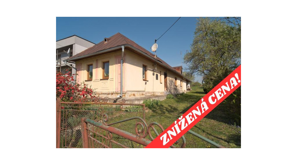 VÝRAZNÁ ZĽAVA! Útulný domček s krásnym pozemkom v obci Suché