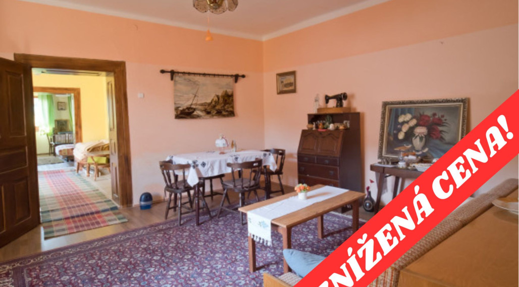 VÝRAZNÁ ZĽAVA! Útulný domček s krásnym pozemkom v obci Suché