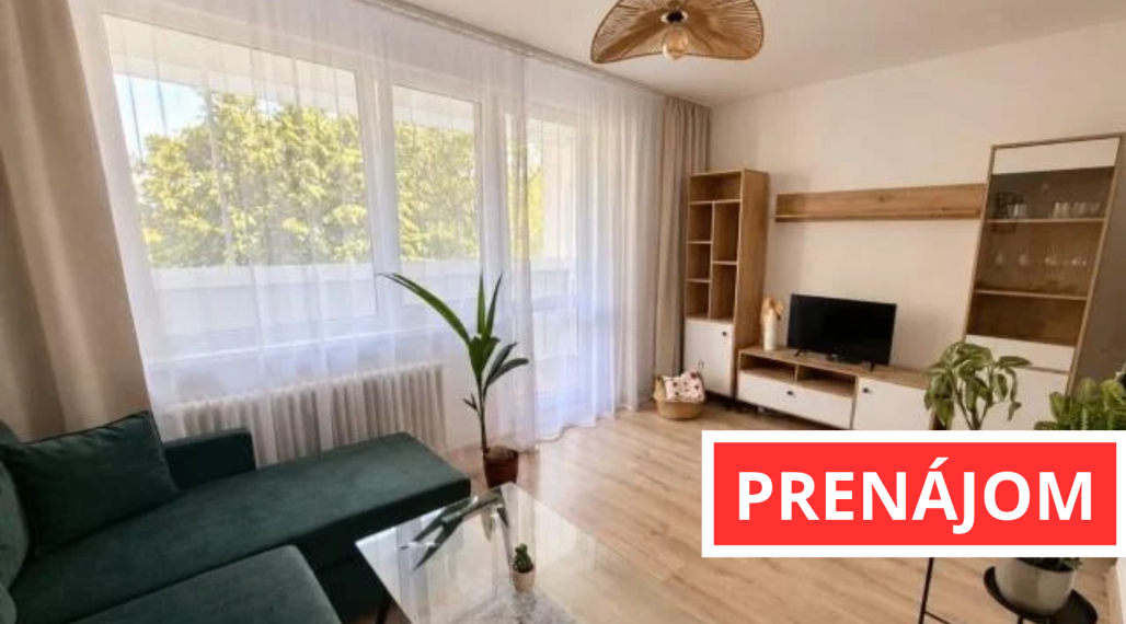 Na prenájom 1,5 izbový byt na sídlisku Západ v Michalovciach
