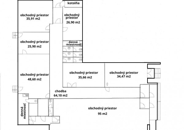 Lukratívna komerčná budova v centre mesta Michalovce