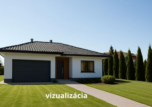 Rozostavaná novostavba RD v obci Dúbravka