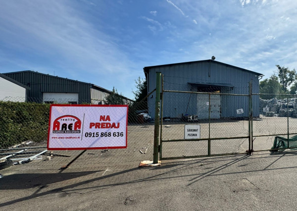 Priemyselný objekt na Továrenskej ulici v Michalovciach