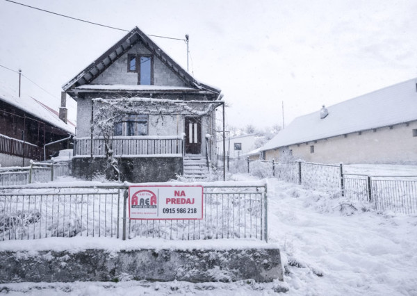 Vidiecky rodinný domček v obci Husák