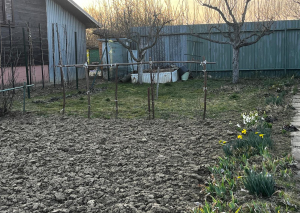 Záhradka v záhradkárskej oblasti Vrbiny v  Michalovciach