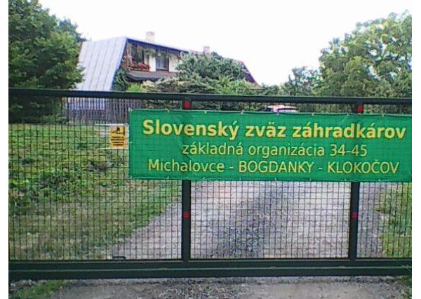 Dvojpodlažná chata- záhradkárska oblasť Bogdanky, Klokočov