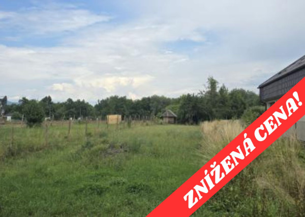 Stavebný pozemok v okrajovej časti mesta Michalovce