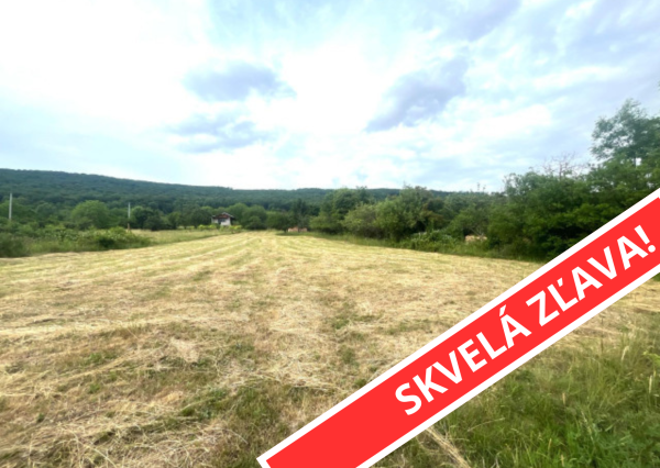 Pozemok s krásnym výhľadom v obci Vinné